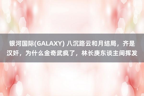 银河国际(GALAXY) 八沉路云和月结局，齐是汉奸，为什么金奇武疯了，林长庚东谈主间挥发
